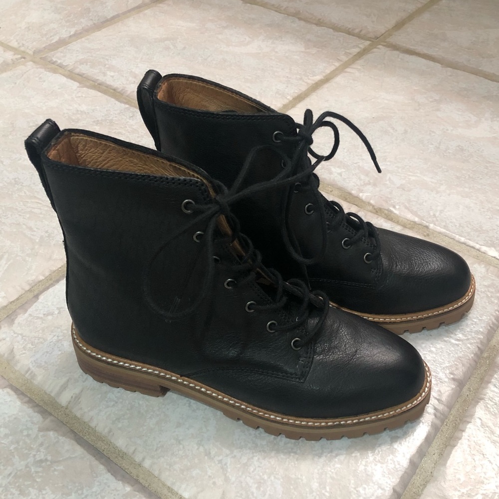 Madewell Clair lace-up leather boots - Picture 11 of 11